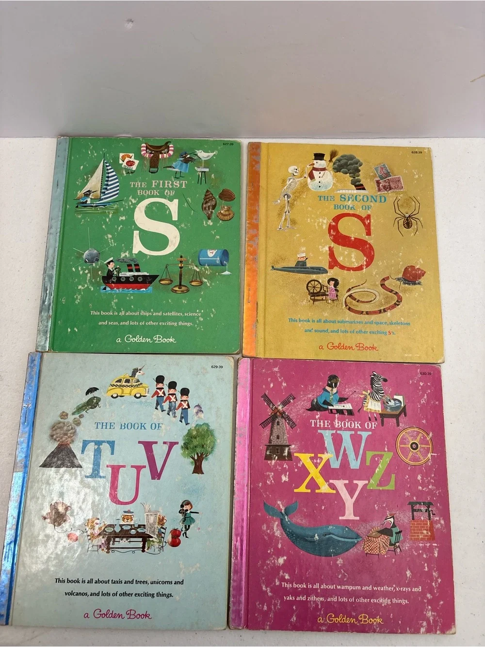 Vintage 1965 Golden Books My First Golden Learning Library Alphabet ALL 16 BOOKS
